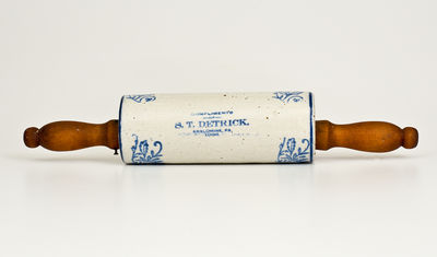 Analomink, PA Stoneware Advertising Rolling Pin