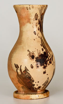 Rare Slip-Decorated Vase attrib. Anthony Bacher / Baecher, Winchester, VA