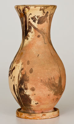 Rare Slip-Decorated Vase attrib. Anthony Bacher / Baecher, Winchester, VA