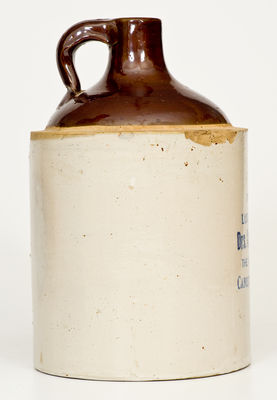 Rare Stoneware Veterinarian's Jug with South Dakota Advertising