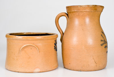 Two Pieces of Ballardvale, Massachusetts Stoneware