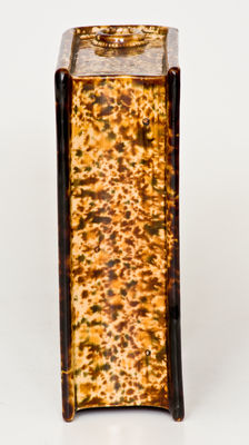 Flint Enamel Book Flask, Stamped