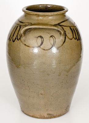 Fine CHANDLER MAKER (Edgefield District, SC) Stoneware Jar