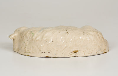 Bristol-Slip Stoneware Lamb Figure attrib. Pfaltzgraff Stoneware Co., York, PA