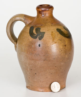 1/4 Gal. Stoneware Jug, possibly Branch Green, Philadelphia, PA, circa 1820