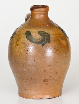 1/4 Gal. Stoneware Jug, possibly Branch Green, Philadelphia, PA, circa 1820