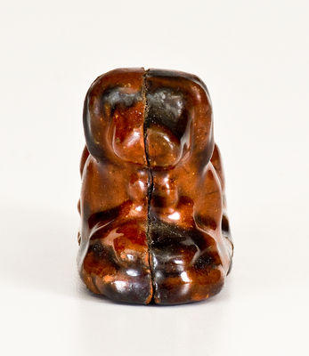 Glazed Redware Figure of a Dog, probably Pennsylvania origin, 19th century