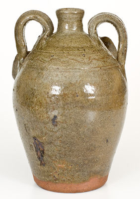 Stoneware Face Jug Stamped BBC (Burlon B. Craig, Vale, NC), circa 1980