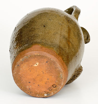 Stoneware Face Jug Stamped BBC (Burlon B. Craig, Vale, NC), circa 1980