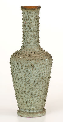 Rare SPEESE & SON / GETTYSBURG, PA Ornamental Redware Ewer