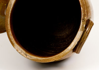 Lot of Three: Early New York State Stoneware Jars from Albany and Athens