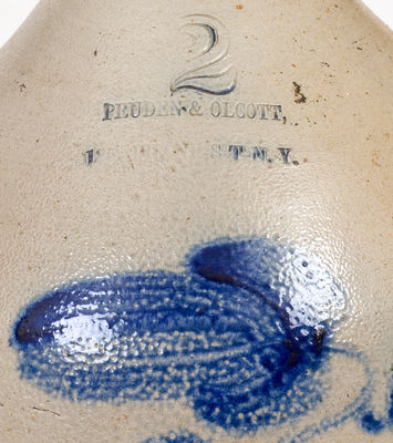 Lot of Two: Jugs w/ Similar Decoration, Connolly & Palmer (New Brunswick), Pruden & Olcott (NYC)