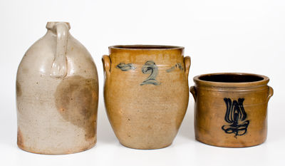 Lot of Three: Elizabethtown, New Jersey Stoneware