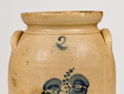 Lot of Two: Marked New Jersey Stoneware Jars