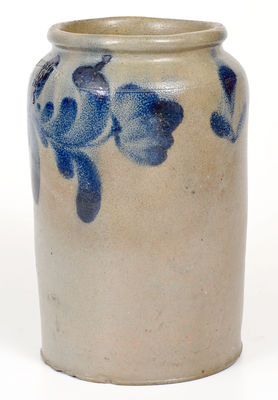 1 Gal. H. C. SMITH / ALEXA. / DC Stoneware Jar w/ Floral Decoration (Alexandria, VA)