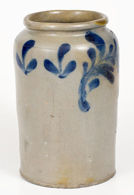 1 Gal. H. C. SMITH / ALEXA. / DC Stoneware Jar w/ Floral Decoration (Alexandria, VA)