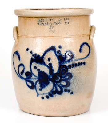 Two-Gallon J. NORTON & CO / BENNINGTON, VT Stoneware Jar