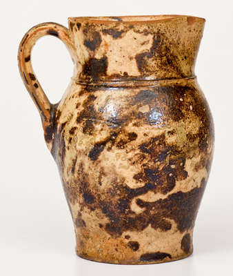 Redware Cream Pitcher Stamped 