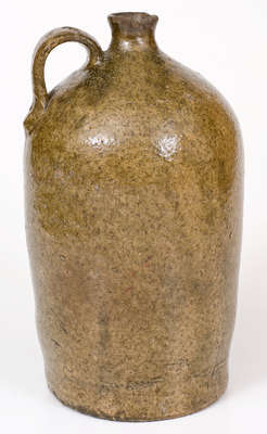 Alkaline-Glazed Stoneware Jug, Stamped 