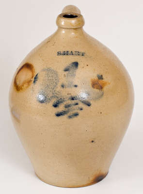 1 Gal. S. HART (Fulton, NY) Ovoid Stoneware Jug