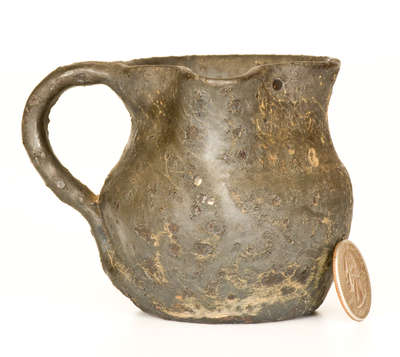 Miniature Stoneware Pitcher by Guy Daugherty, Bethune, Kershaw County, South Carolina