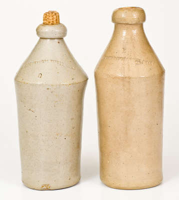 Lot of Two: COWDEN & WILCOX Stoneware Bottles