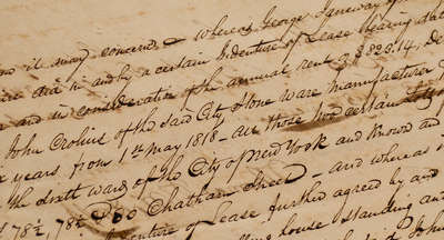 Important Archive of Crolius Family Papers
