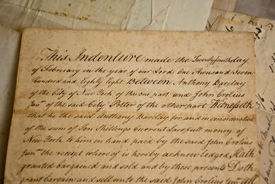 Important Archive of Crolius Family Papers