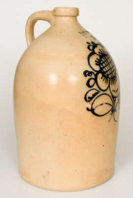 Exceptional J. & E. NORTON / BENNINGTON, VT Three-Gallon Stoneware Jug