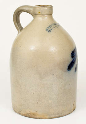 One-Gallon J. NORTON & CO. / BENNINGTON, VT Stoneware Bird Jug