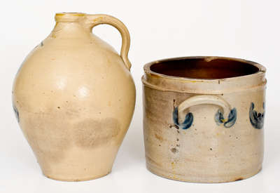 One-Gallon L. NORTON / BENNINGTON Stoneware Crock