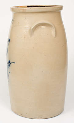 Five-Gallon E & L P NORTON / BENNINGTON VT Stoneware Bird Churn