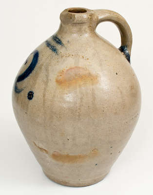 Scarce Two-Gallon BENNINGTON / FACTORY Cobalt-Decorated Stoneware Jug