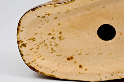 Scarce Flint Enamel Figure of a Deer: Lyman, Fenton & Co. / FENTON'S ENAMEL PATENTED 1849 / Bennington, VT