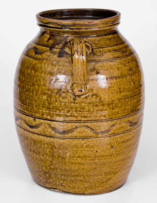 Fine Sand Mountain Stoneware Jar, attrib. Archibald McPherson, Belcher s Gap, DeKalb Co, Alabama