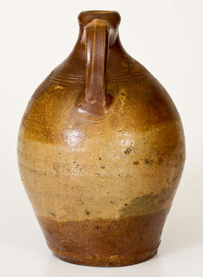 Half-Gallon BOSTON Iron-Decorated Stoneware Jug, Frederick Carpenter, early 19th century