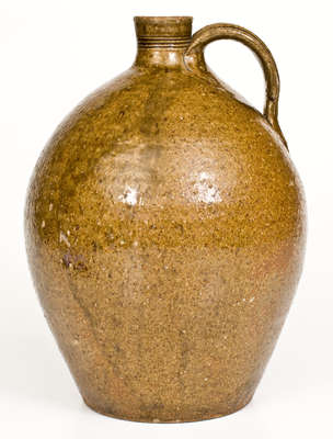 One-Gallon Alkaline-Glazed Stoneware Jug, Lincoln County, NC origin
