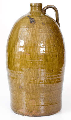 Three-Gallon Alkaline-Glazed Alabama Stoneware Jug