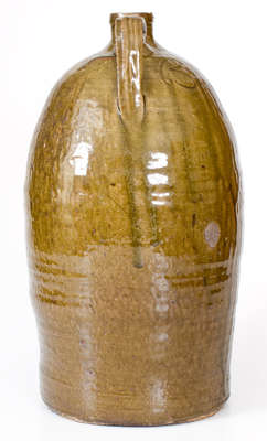 Three-Gallon Alkaline-Glazed Alabama Stoneware Jug