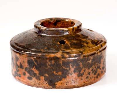 Pennsylvania Redware Master Ink, possibly Chester County, 19th century