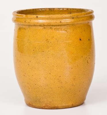 Glazed JOHN BELL (Waynesboro, PA) Redware Jar