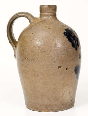 Very Rare Small-Sized Stoneware Jug attrib. Henry H. Remmey, Philadelphia, PA