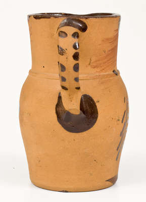 Tanware Pitcher, New Geneva or Greensboro, Pennsylvania origin, circa 1885