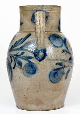 Exceptional Early-Period Shenandoah Valley Stoneware Pitcher w/ Profuse Decoration, attrib. Philip Byers, Strasburg