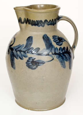 Two-Gallon Philadelphia, PA Stoneware Pitcher attrib. Henry Harrison Remmey