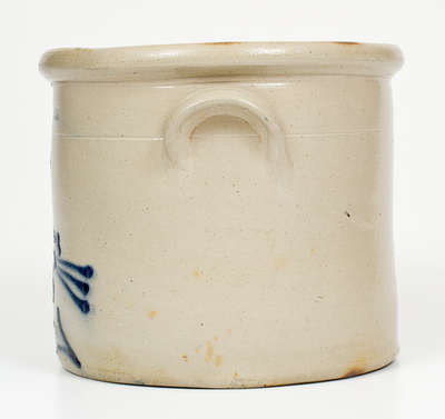 One-Gallon W. ROBERTS / BINGHAMTON, N.Y. Stoneware Bird Crock