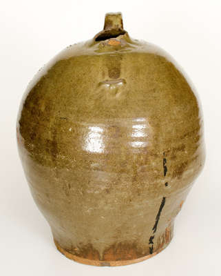 Extremely Rare Double-Handled Stoneware Jug, 