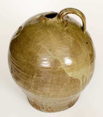 Extremely Rare Double-Handled Stoneware Jug, 