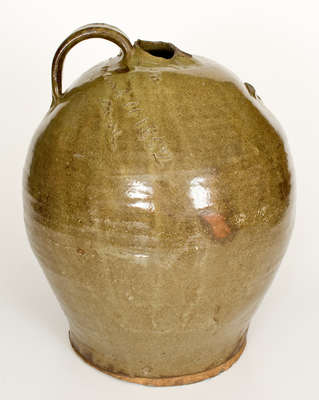 Extremely Rare Double-Handled Stoneware Jug, 