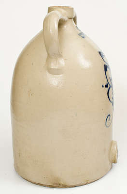 Six-Gallon SATTERLEE & MORY / FORT EDWARD, N.Y. Stoneware Jug-Form Cooler